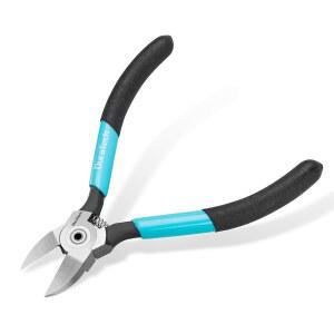 듀라테크 5인치 전문 와이어 커터 CNC 가공 가장자리가 있는 스닙 CR-V 두꺼운 플러시 제작 전자제품 지퍼 타이 주얼리 제작을 위한 초단파 소형