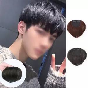 키밍 남자부분가발 앞머리 정수리 아무 붙 중년방 M자