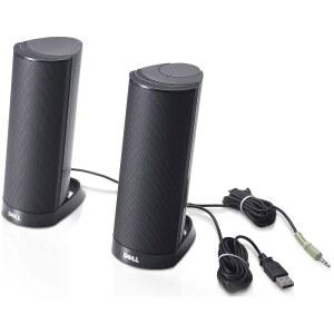 Dell AX210 USB 스테레오 스피커 시스템(W955K), 블랙