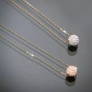 14K GOLD 8mm 미러볼 목걸이 기본형 미우 4 여자 여성