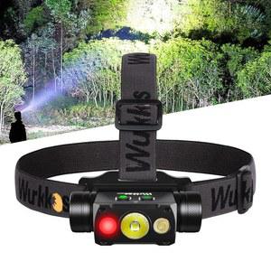 Wurkkos HD50 4000루멘 충전식 헤드램프, 빨간불 포함, 90CRI 밝은 LED 6가지 모드, 듀얼 스위치 및 마그네틱 베이스, 캠핑 수리용 방수 USB C IP67