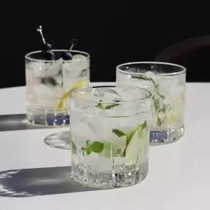 아무 차벨 크리스탈 락 양주잔 350ml 언더락 하이볼