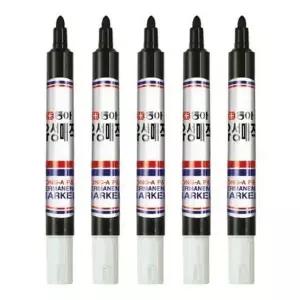 동아 유성매직(2.0mm 흑색 12EA 이우 다스) 메모 마킹