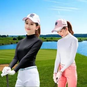 쿨링 이우 반목 여성 골프 이너 긴팔 티셔 패션