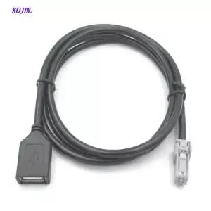 최신 자동차 USB 케이블 어댑터 커넥터 오디오 입력 미디어 CD 플레이어 도요타 캠리 아발론 코롤라
