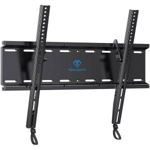 대부분의 23-60인치 LED LCD OLED를 위한 PERLESMITH 틸팅 TV 벽걸이 브래킷 로우 프로파일, VESA 400x400mm 무게 최대 115파운드의 플라즈마 평면 TV, 16인치 우드 스터드에 맞습니다