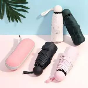 캡슐우산 아무 케이스포함 초경량 우산양산 휴대용