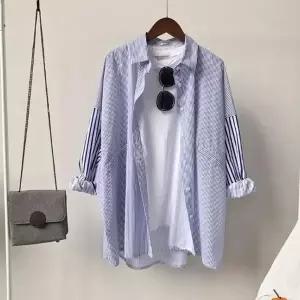 여성 위아 데일리 셔츠 롱셔츠 블라우스 스 루즈핏