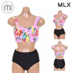 (MLX) 여자 하이웨스트 비키니 하이웨스트 수영복-DM_348
