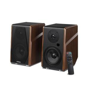 AIYIMA S700 액티브 블루투스 책장 스피커 100W 전원 TV 스피커, 5.25인치 우퍼, SUB 출력, /광학 /ARC /RCA /USB 입력으로 가정용 오디오, PC 및 사용 가능