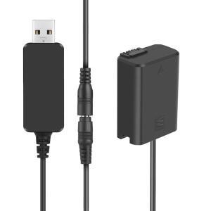 5V USB NP-FW50 더미 배터리 AC-PW20 DC 커플러 전원 어댑터 소니 a7S a7k a7II a7R a6300