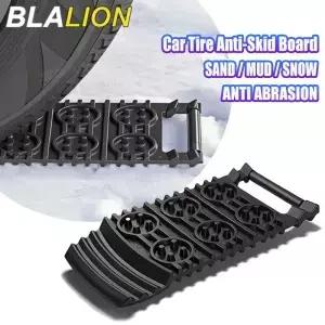 BLALION 자동차 타이어 비상 미끄럼 방지 보드 복구 트랙 트랙션 매트 스노우 체인 셔블 램프 패드