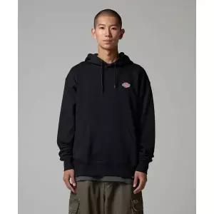 매장정품 DICKIES 디키즈 와펜 스몰 로고 후드티 Black DK013107BLK 1814282