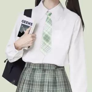 TBZ 교복 체크 자동 넥타이 그린) G 교복넥타이 체크넥타이 여자교복 이쁜교복 자동넥타이