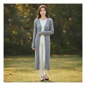 [배송] ATMARK 롱골지트임가디건_AA41CD014P 3428773