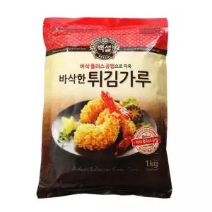 씨제이 바삭튀김가루 1KG 튀김가루 부침가루 식품 식자재