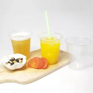 pet 맥주컵 주스컵10p 410ml 아이스커피용컵 일회용컵 커피컵