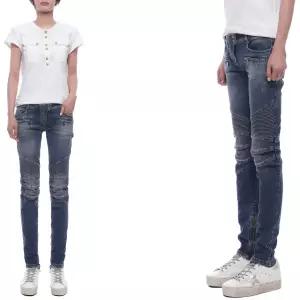 [롯데백화점]발망 여성 스키니 워싱 바이커진 5457 171N C3180