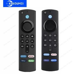 스마트 음성 원격 제어 교체 TV 스틱 4K MAX Lite Fire Cube Stick 3세대용 Alexa와 함께 작동합니다.