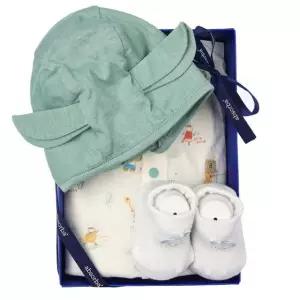 [갤러리아] (압소바출산,백일,우주복)콩작무소우주복(모자)+말양말세트(A13-10610SET)