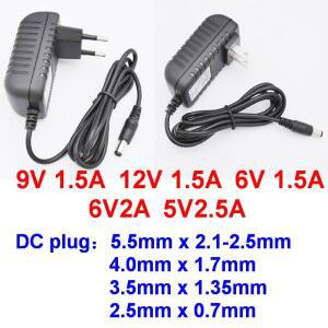 AC/DC 어댑터 5V 6V 9V 12V 18V 1A 1.5A 2A Schakelende voeding EU 미국 플러그