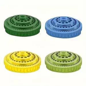 1pc 경화 드릴 비트 보관 상자 탭 밀링 커터 연삭 헤드 회전식 부품 액세서리 도구 랙