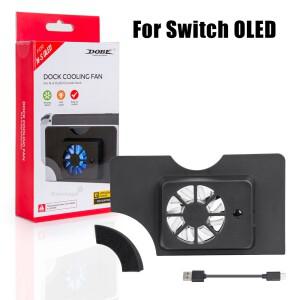 스위치/oled용 독 쿨링 팬   스탠드 게임 콘솔 쿨러  led usb 팬 포함  스위치 OLED 액세서리