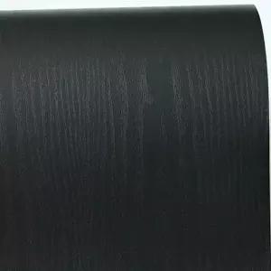 인테리어필름 셀프인테리어 블랙 무늬목시트지 WBGSL559  [m472765]