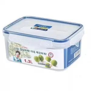 밀폐용기 2.0L 정리 1P 냉장고 직사각s 반찬통 쿨맥시 유리반찬통
