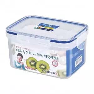 밀폐용기 900ml 김치통 15호 직사각 찬통 반찬통 냉장고용기 국민