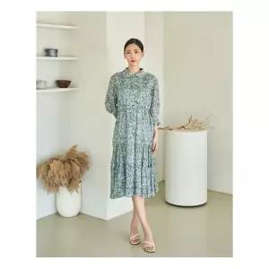 프렐린 택가259000원 프린트 쉬폰 롱 원피스 -R2OE221698B 788277