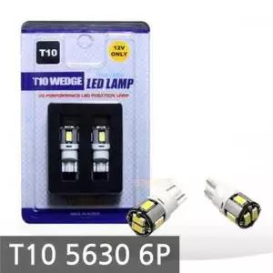 [골드스마일]T10 5630 6P Power LED 미등 사각타입 Pow er 사각 타입 브레이크