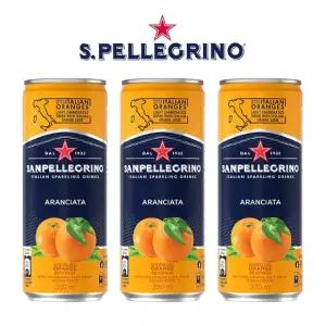 산펠레그리노 아란시아타 오렌지 캔 330ml x 16ea