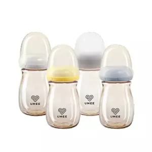 유미 PPSU젖병 신생아용 레벨업젖병 260ml 4개입세트 (젖꼭지 미포함)