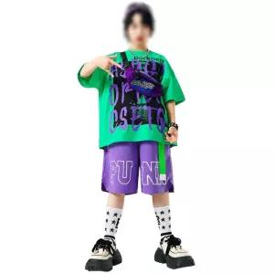 주니어 학예회 방송댄스복 힙합 의상 댄스복 무대 공연복