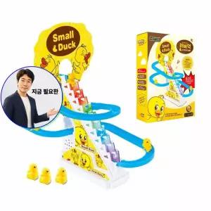 지금 필요한 멜로디 불빛 오리 작동 계단 미끄럼틀게임 작동장난감 트랙장난감