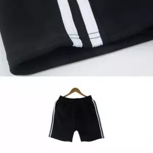남녀공용 두줄 5부 트레이닝반바지 DM-200447