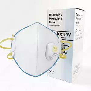 1급 아에르 방진마스크 KX110V 활성탄 10개입