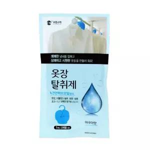 옷장 이불장 서랍장 크린스타 옷장탈취제 아쿠아향