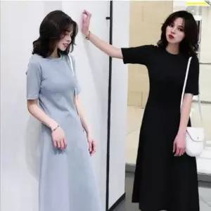 셀럽하우스 원피스 반팔롱원피스 hb 휴양지원피스 플레어