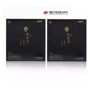 [하프클럽/기타]대동고려삼 진쎈흑삼진 60mlx30포(쇼핑백동봉) 1+1 총2개 총60포 가족건강 학교 선물