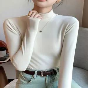 [RIZPICK]여자 겨울 포근한 이너 목폴라 반목티 티셔츠 6컬러