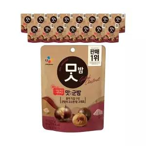 CJ 맛밤 맛군밤 240g(60g, 4입), 4개 (총 16입)