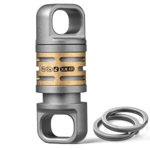 2/28MM 티타늄 키링이 장착된 FEGVE 퀵 릴리스 키체인 가정용 키용 스위블 헤비 듀티 키체인-(하중 베어링: 700KG)