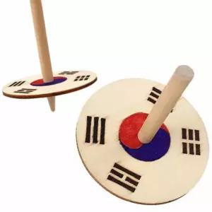팽이장난감 태극기 팬