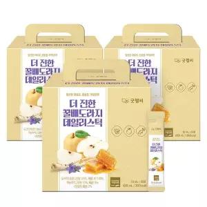 굿헬씨 더진한 꿀배도라지 데일리스틱 60포 3개