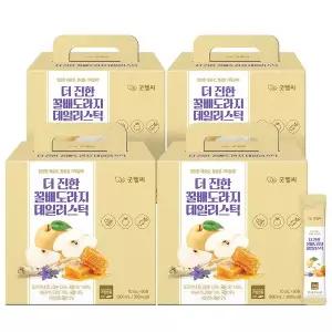 굿헬씨 더진한 꿀배도라지 데일리스틱 60포 4개
