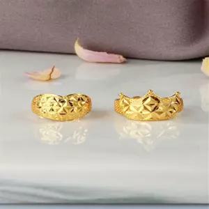 순금 24k 아기 돌 반지 커팅 하트 왕관 1D 3.75g 선물