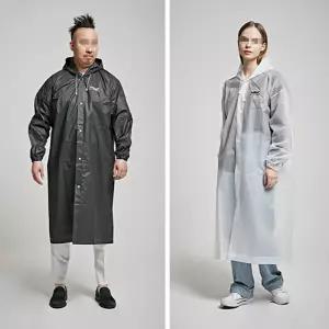 EVA 우비 레인코트 남녀공용 캠핑 골프 자전거 비옷