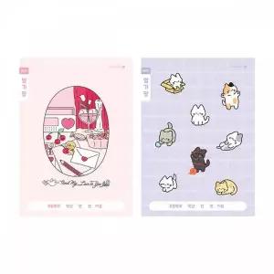 BS 초등 1-2 일기장 넓은칸 B(디자인랜덤 모닝글로리)